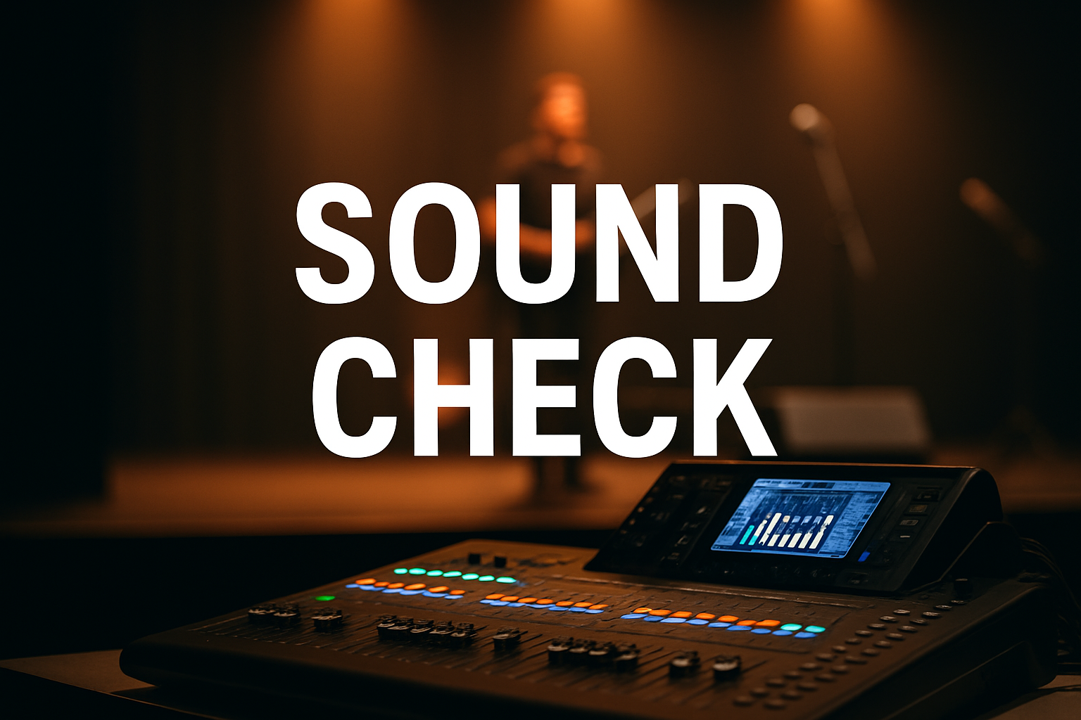 What a Sound Check Really Is (and Why It Matters More Than You Think)